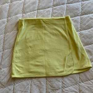 NWT Zara Light Yellow Swimsuit Coverup Skirt